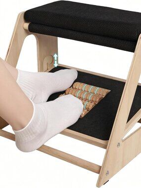 Foot Rest Under Desk, Ergonomic Foot Stool with Massage